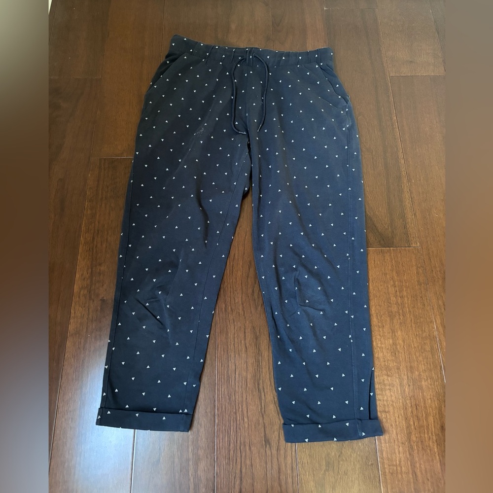 Blue Joggers with Elastic Waistband and Relaxed Fit